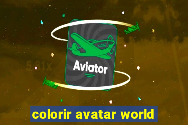 colorir avatar world